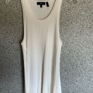 Theory sleeveless knit knee-length dress